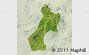 Satellite 3D Map of Pubei, lighten