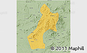 Savanna Style 3D Map of Pubei