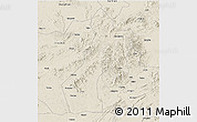 Shaded Relief 3D Map of Pubei