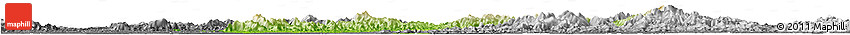 Physical Horizon Map of Pubei, desaturated