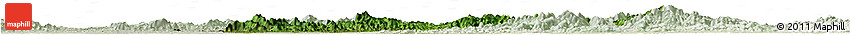 Satellite Horizon Map of Pubei, lighten