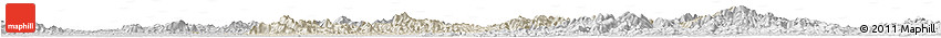 Shaded Relief Horizon Map of Pubei, desaturated Shaded Relief Horizon Map of Pubei, desaturated