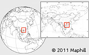 Blank Location Map of Pubei, within the entire country