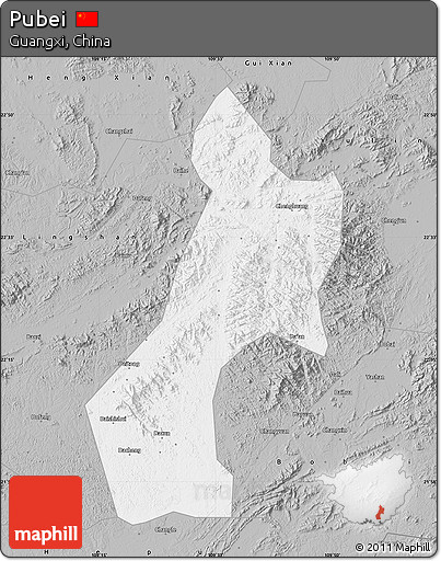 Gray Map of Pubei