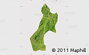 Satellite Map of Pubei, cropped outside