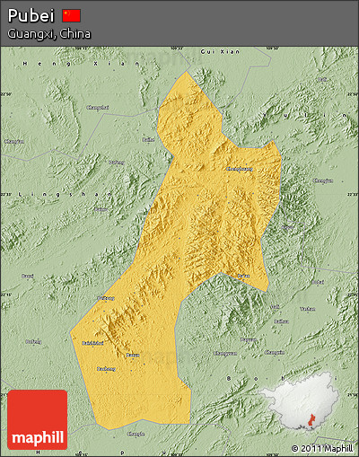 Savanna Style Map of Pubei
