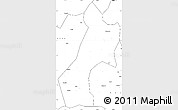 Blank Simple Map of Pubei