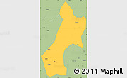 Savanna Style Simple Map of Pubei
