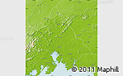 Physical Map of Qinzhou