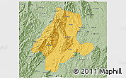 Savanna Style 3D Map of Quanzhou
