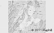 Silver Style 3D Map of Quanzhou