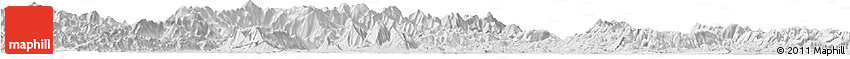 Silver Style Horizon Map of Quanzhou