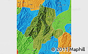 Satellite Map of Quanzhou, political outside
