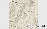 Shaded Relief Map of Quanzhou