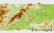 Physical Panoramic Map of Quanzhou