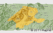 Savanna Style Panoramic Map of Quanzhou