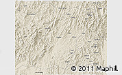 Shaded Relief 3D Map of Rong An