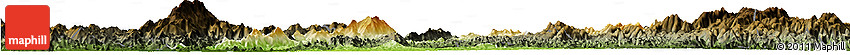 Physical Horizon Map of Rong An, darken