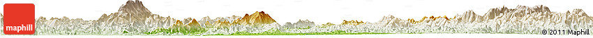 Physical Horizon Map of Rong An, lighten