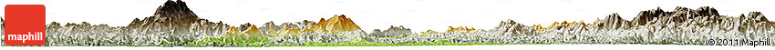 Physical Horizon Map of Rong An, semi-desaturated