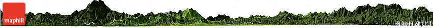 Satellite Horizon Map of Rong An, darken