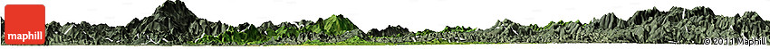Satellite Horizon Map of Rong An, semi-desaturated