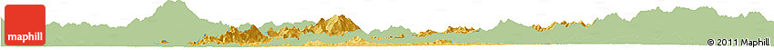 Savanna Style Horizon Map of Rong An, single color outside