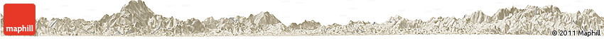 Shaded Relief Horizon Map of Rong An