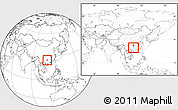 Blank Location Map of Rong An, within the entire country