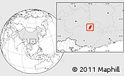 Blank Location Map of Rong An, highlighted country