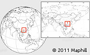 Blank Location Map of Rong An, highlighted parent region, within the entire country