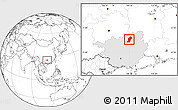 Blank Location Map of Rong An, highlighted parent region