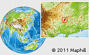 Physical Location Map of Rong An