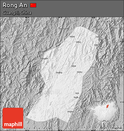 Gray Map of Rong An