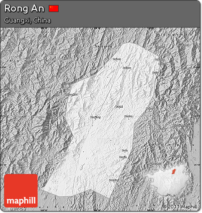 Gray Map of Rong An