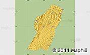 Savanna Style Map of Rong An, single color outside