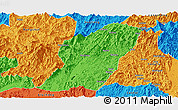 Political Panoramic Map of Rong An