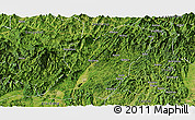 Satellite Panoramic Map of Rong An