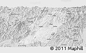 Silver Style Panoramic Map of Rong An