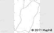 Blank Simple Map of Rong An, no labels