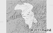 Gray 3D Map of Rong Xian