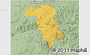 Savanna Style 3D Map of Rong Xian