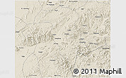 Shaded Relief 3D Map of Rong Xian