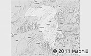 Silver Style 3D Map of Rong Xian