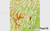 Physical Map of Rongshui