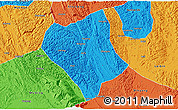 Political 3D Map of Shanglin
