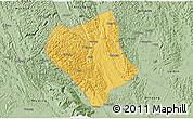 Savanna Style 3D Map of Shanglin