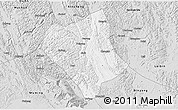 Silver Style 3D Map of Shanglin