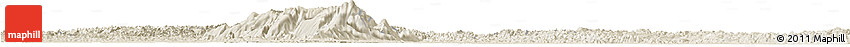 Shaded Relief Horizon Map of Shanglin