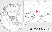 Blank Location Map of Shanglin